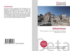 Buchcover von Achaemenes