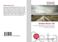 Copertina di Quebec Route 138