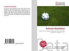 Copertina di Vahram Kevorkian