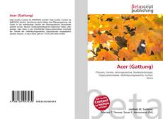 Bookcover of Acer (Gattung)