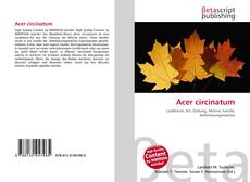 Capa do livro de Acer circinatum 