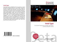 Capa do livro de Void Type 