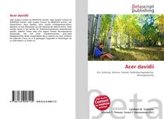 Buchcover von Acer davidii