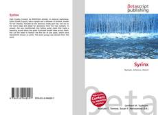 Capa do livro de Syrinx 