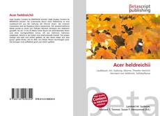 Capa do livro de Acer heldreichii 