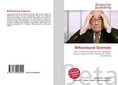 Capa do livro de Behavioural Sciences 