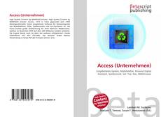 Capa do livro de Access (Unternehmen) 