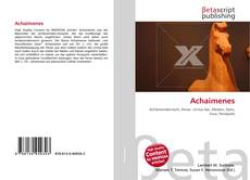 Buchcover von Achaimenes