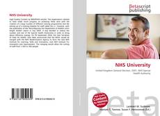 Capa do livro de NHS University 