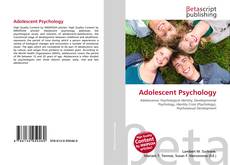 Buchcover von Adolescent Psychology