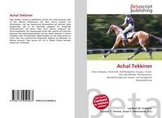 Capa do livro de Achal Tekkiner 