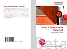 Capa do livro de Racer X (Speed Racer Character) 