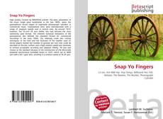 Capa do livro de Snap Yo Fingers 