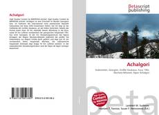 Capa do livro de Achalgori 