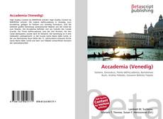 Capa do livro de Accademia (Venedig) 