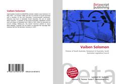 Capa do livro de Vaiben Solomon 