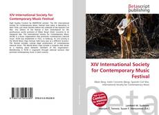 Capa do livro de XIV International Society for Contemporary Music Festival 