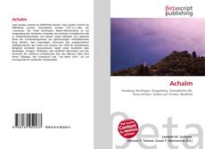 Achalm kitap kapağı