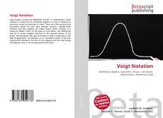 Capa do livro de Voigt Notation 
