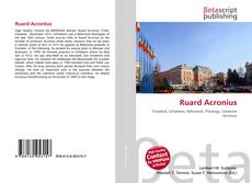 Capa do livro de Ruard Acronius 