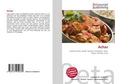 Couverture de Achar