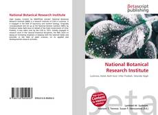 Capa do livro de National Botanical Research Institute 