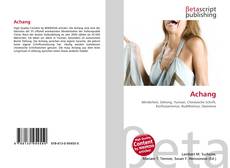 Capa do livro de Achang 