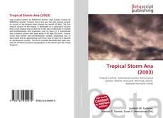 Capa do livro de Tropical Storm Ana (2003) 