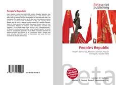 Capa do livro de People's Republic 