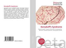 Buchcover von Korsakoff's Syndrome