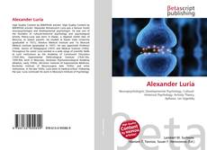 Copertina di Alexander Luria