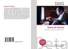 Copertina di Name of Austria