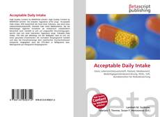 Copertina di Acceptable Daily Intake
