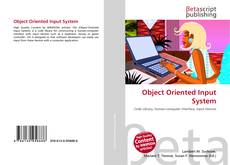 Couverture de Object Oriented Input System
