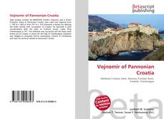 Capa do livro de Vojnomir of Pannonian Croatia 
