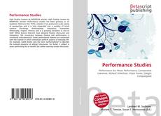 Copertina di Performance Studies