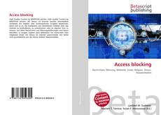 Copertina di Access blocking