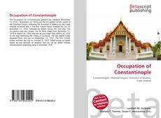 Buchcover von Occupation of Constantinople