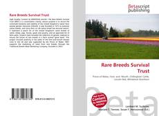 Bookcover of Rare Breeds Survival Trust
