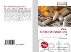 Capa do livro de Para-Methoxyphenylpiperazine 