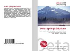 Capa do livro de Sulfur Springs Mountain 