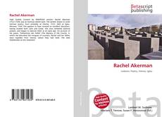 Couverture de Rachel Akerman
