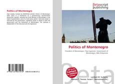 Capa do livro de Politics of Montenegro 