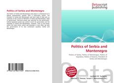 Capa do livro de Politics of Serbia and Montenegro 