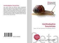 Capa do livro de Xanthodaphne Tenuistriata 
