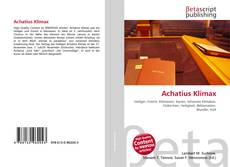 Capa do livro de Achatius Klimax 