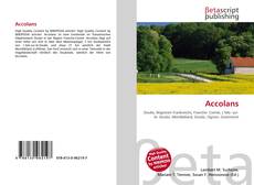Buchcover von Accolans