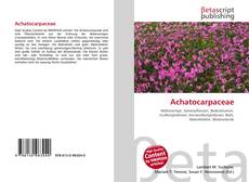 Portada del libro de Achatocarpaceae