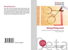 Buchcover von Wong Peng-soon