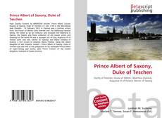 Buchcover von Prince Albert of Saxony, Duke of Teschen